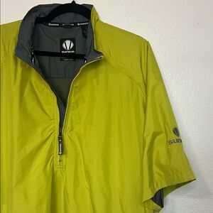 Sunice Typhoon Athletic Golf Half Zip Citrus Lime Performance Jacket  Men’s L